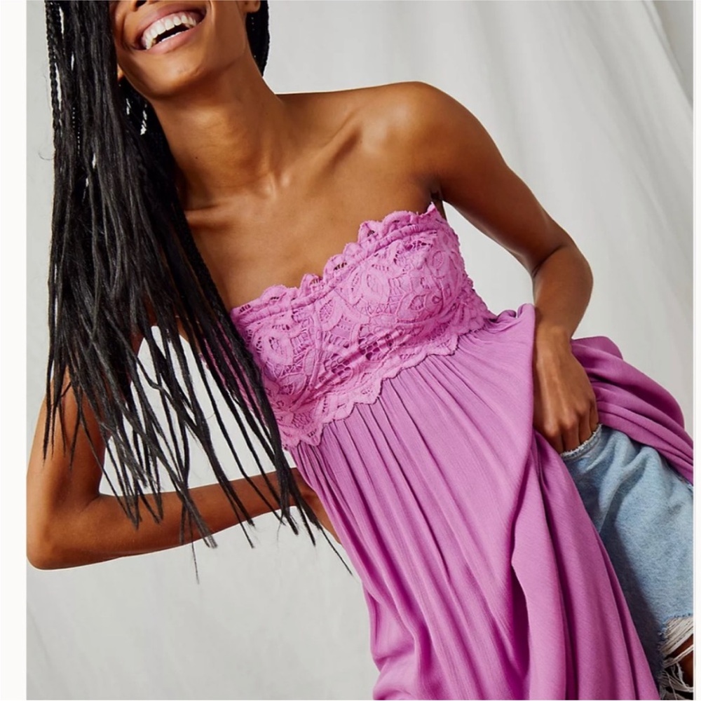 Free people adella corset maxi dress